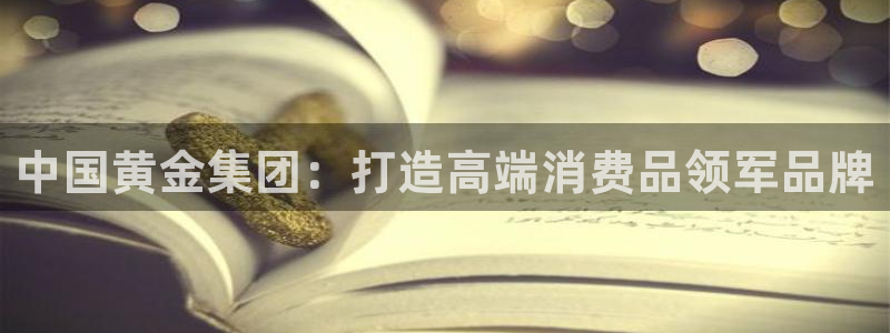 新宝5下载 迅雷下载：中国黄金集团：打造高端消费品领军品牌