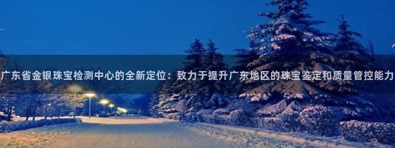 p5r新宝魔：广东省金银珠宝检测中心的全新定位：致力于提升广东地区的珠宝鉴定和质