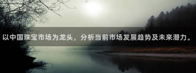 新宝5娱乐招商：以中国珠宝市场为龙头，分析当前市场发展趋势及未来潜力。