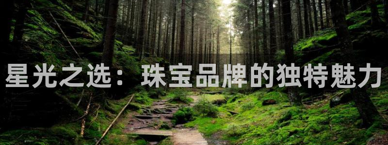 新宝5娱乐登录：星光之选：珠宝品牌的独特魅力