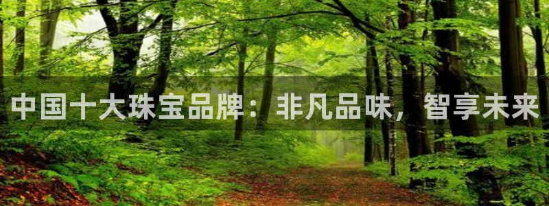 新宝5测速平台登录：中国十大珠宝品牌：非凡品味，智享未来