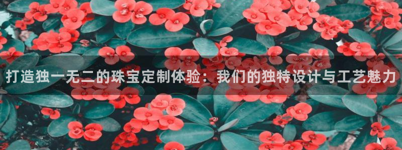 新宝注5册：打造独一无二的珠宝定制体验：我们的独特设计与工艺魅力