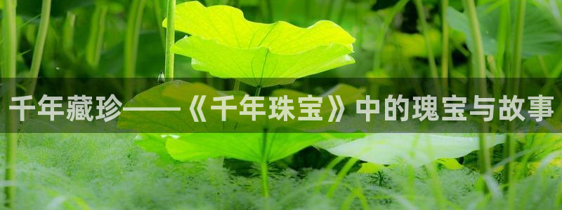 新宝5测速下载：千年藏珍——《千年珠宝》中的瑰宝与故事