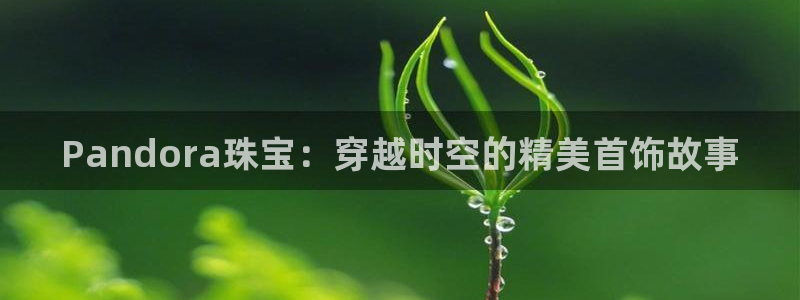 新宝5源码：Pandora珠宝：穿越时空的精美首饰故事