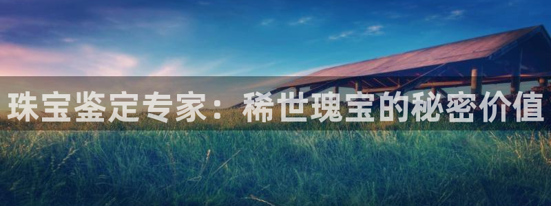 新宝5招商：珠宝鉴定专家：稀世瑰宝的秘密价值