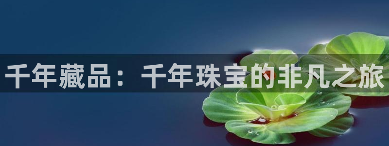 新宝5官方网站：千年藏品：千年珠宝的非凡之旅