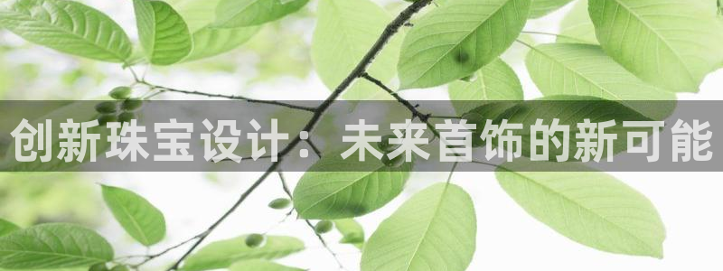 新宝5蒋74OOO5：创新珠宝设计：未来首饰的新可能