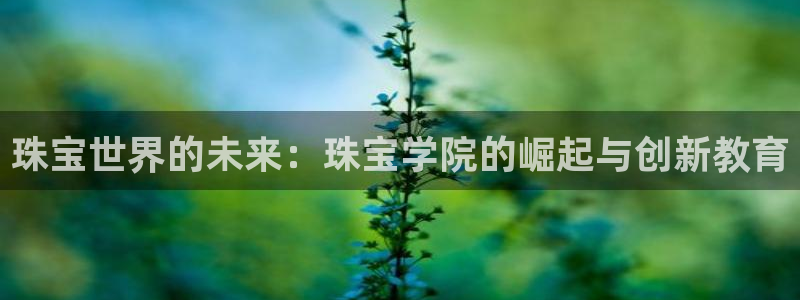 新宝5骗术：珠宝世界的未来：珠宝学院的崛起与创新教育