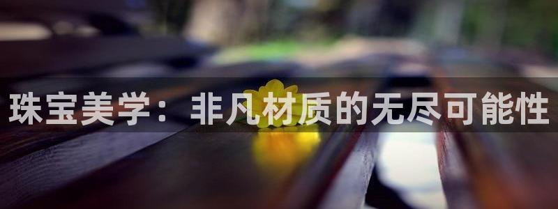 新宝5玩法：珠宝美学：非凡材质的无尽可能性