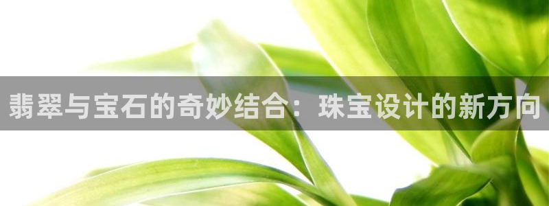 新宝5褚74OOO5：翡翠与宝石的奇妙结合：珠宝设计的新方向